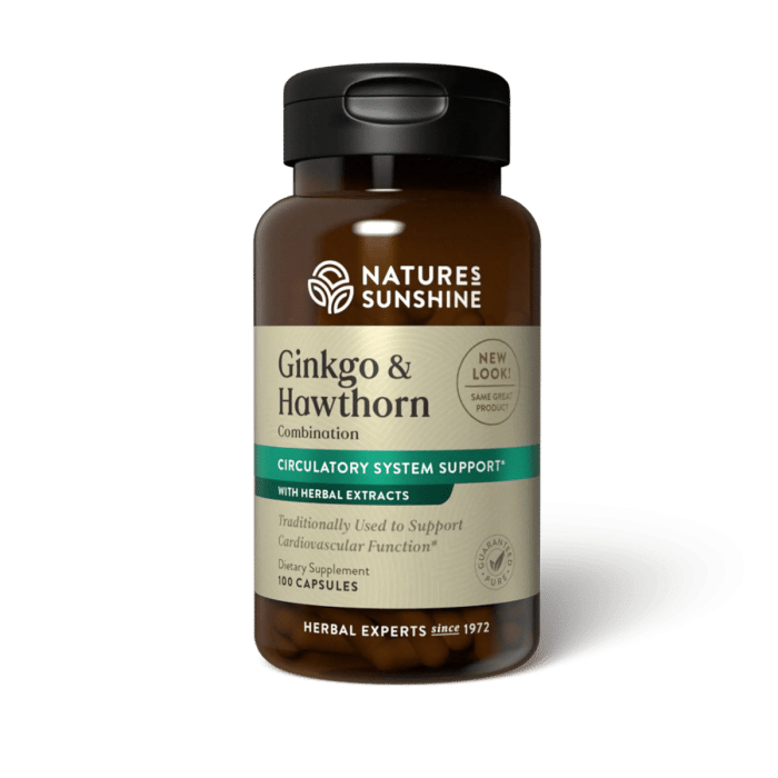 ginkgo & hawthorn (100 капсул)